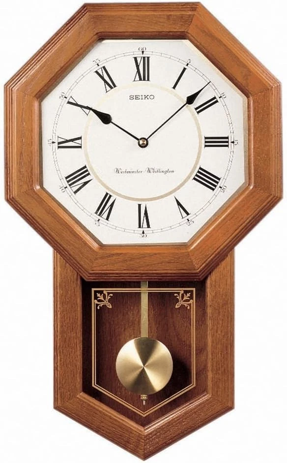 Seiko Traditional Schoolhouse Clock with Chime - Image 3 of 4