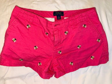 Polo Ralph Lauren Girls Pink Embroidered Bee Shorts Size 14