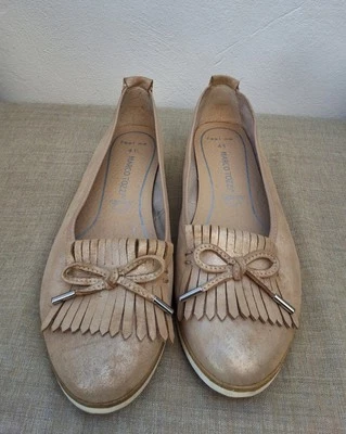 marco tozzi damen 41, Beige, Leder, Helle Sohle - Bild 1 von 4