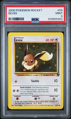 Eevee (Unlimited) graded PSA 9 for sale on eBay