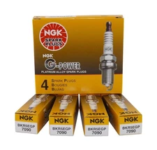 NGK 7090 BKR5EGP G-Power Spark Plug, Pack of 4 Fast Ship