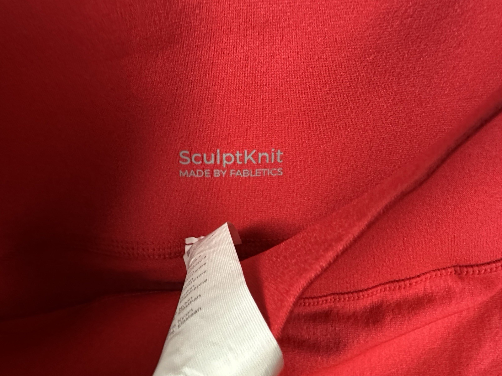 FABLETICS SCULPTKNIT Red COMPRESSION Leggings Ath… - image 5