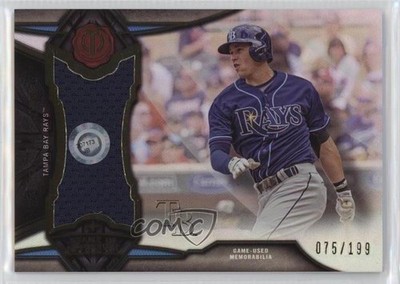 2016 Topps Tribute Stamp of Approval Relics 75/199 Evan Longoria #SOA-EL fo7