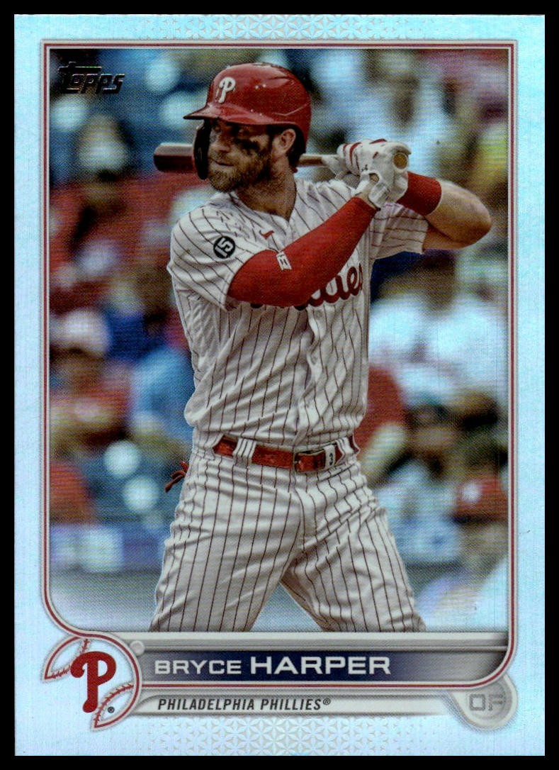2022 Topps Bryce Harper #250 Rainbow Foil