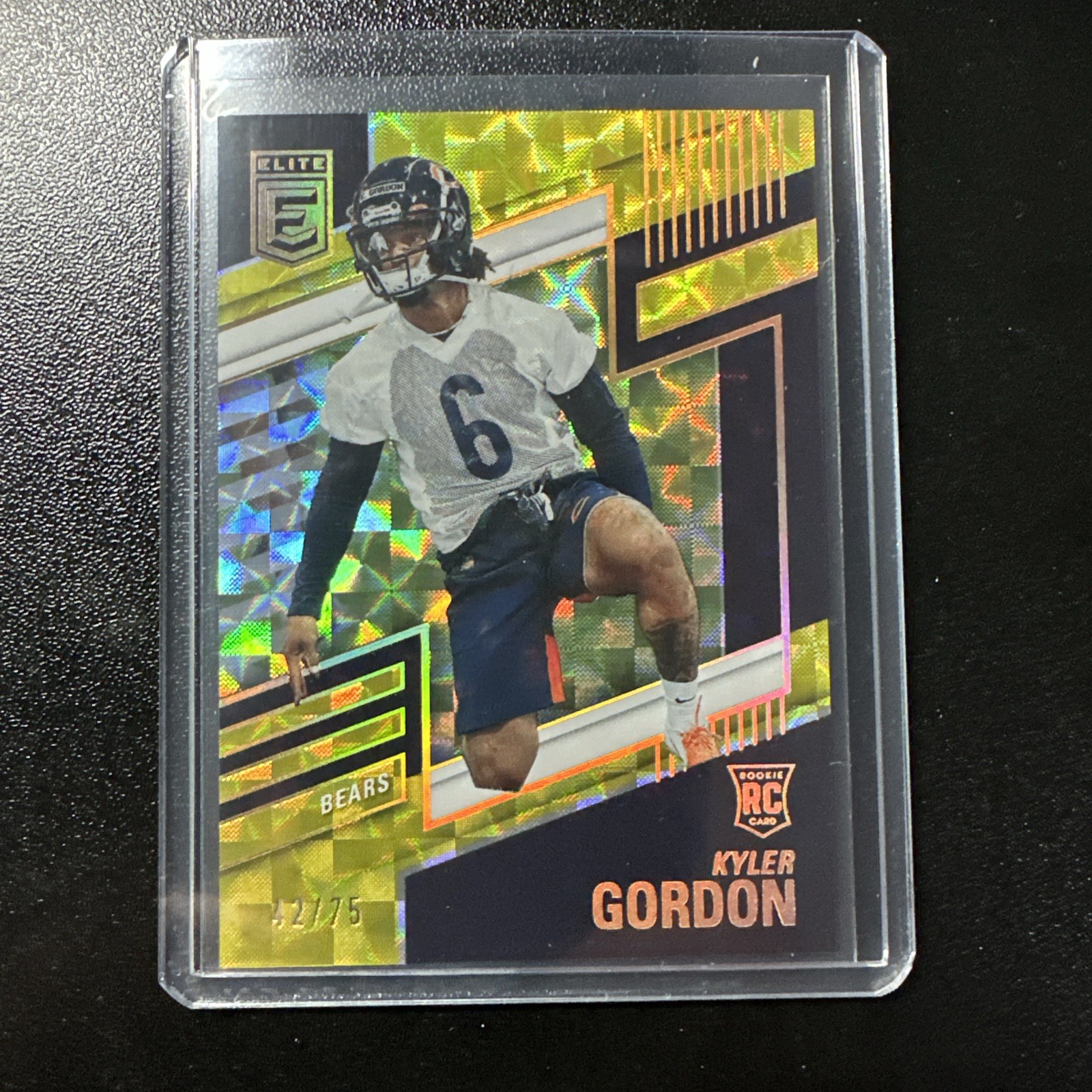 Kyler Gordon Panini Donruss Elite #192 Yellow