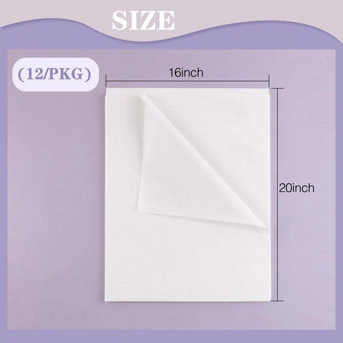16x20 Glassine Sheets, Acid-Free, Unbuffered, Interleaving Tissue, White, Art - Picture 3 of 7