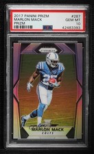 2017 Panini Prizm Rookies Silver Prizm Marlon Mack #287 PSA 10 GEM MT tj0