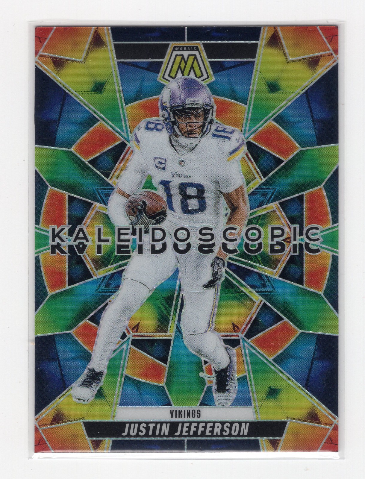Justin Jefferson 2025 Panini Mosaic Kaleidoscopic Prizm Vikings #11