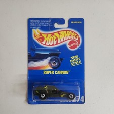 Hot Wheels 1991 - Super Cannon #274 - Camouflage New Paint Style - New #11378