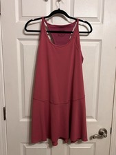 Patagonia Medium Athletic Racerback Dress Tennis Golf Pickleball Mini Tank Pink