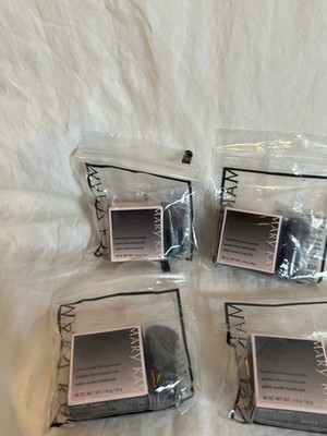 Mary Kay Translucent Loose Powder 0.06 oz Travel Bundle LOT 4 Face Makeup Brush