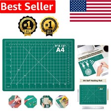 Lightweight 12x9 Self-Healing Craft Mat - Perfect for Quilting and Scrapbooking