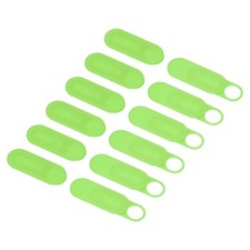 12Pcs 1.1" x 0.39" Computer Camera Cover Slide Thin Camera Blocker, Green