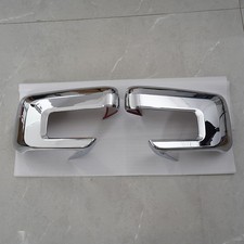 For 2021-2026 Ford F150 F-150 Chrome Side Mirror Cover Overlay With Signal Light