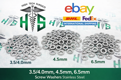 #ad Washers for 3.5 4.0mm and 4.5mm and 6.5mm Screws 150 Pcs Stainless Steel 316L $245.00