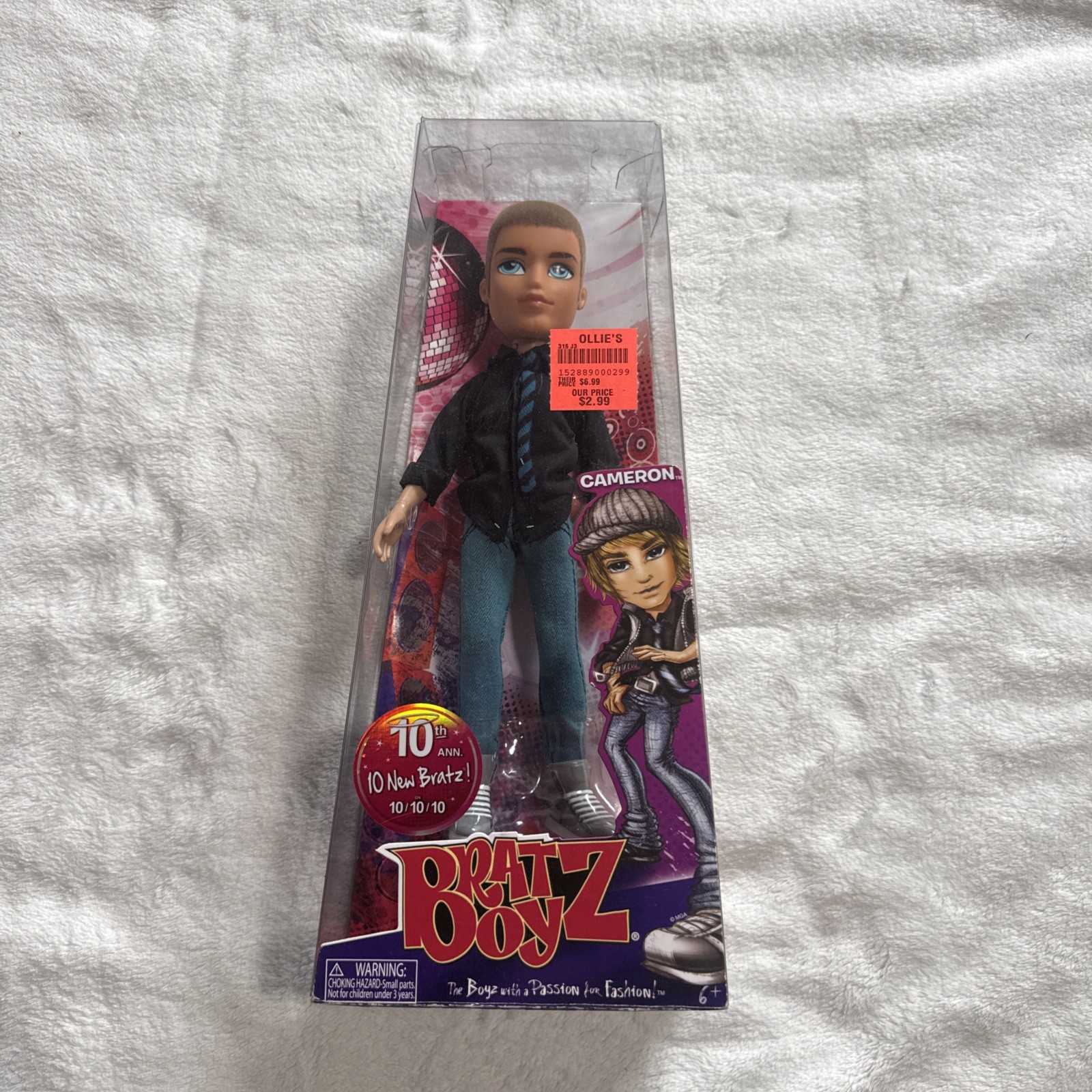 Bratz Cameron Boy Doll 10th Anniversary 10/10/10 New Sealed 