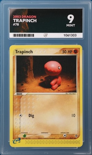Trapinch graded ACE 9 for sale on eBay