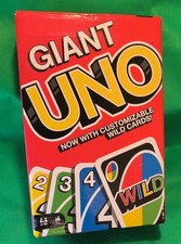 Giant UNO Card Game for Kid, Adult Families, NO INSTRUX Big FREE SHIPPING