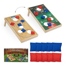 Cornhole Sackloch Spiel Freizeit-Wurfspiel mehrfarbig 10 Säckchen Cornhole Spiel