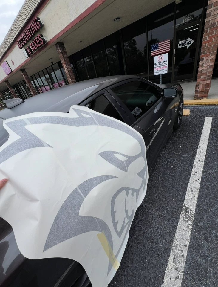 XL Hellcat Side Decal Both Sides Charger/Challenger - Image 4 of 4