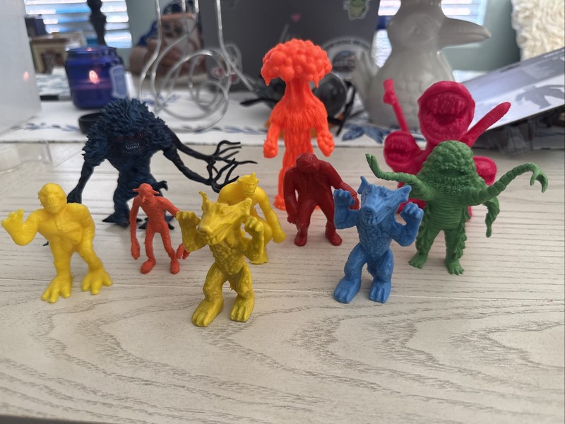 Palmer Plastics Lot Gorgo & Cyclops Movie Monster 3" Figures Lot Of 10 Figures