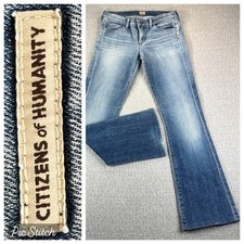 Citizens of Humanity Kelly Low Rise Bootcut Dress Jeans Women 27/28X30 Denim
