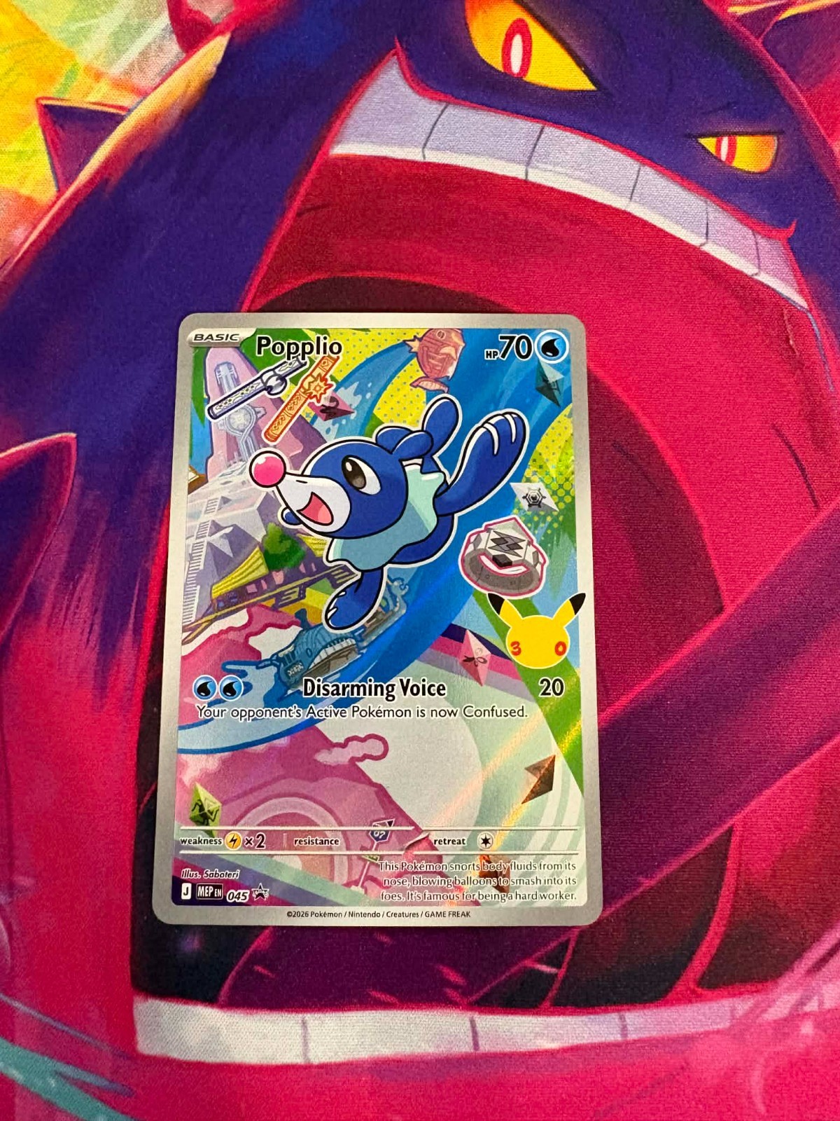 Popplio MEP045 First Partner's Promo Near Mint Pokemon TCG