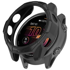 Compatible with Garmin Forerunner 570 47mm Screen Protector Case, Soft TPU An...