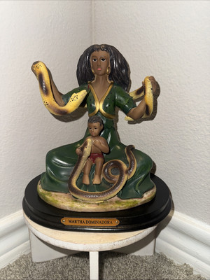 7.5'' Inch Santa Marta Martha Dominadora Dominatrix Dominator imagen Snake Statue
