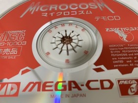 Mega CD Microcosm Demo CD for Sega Mega Drive Japan Non-Commercial Used Japan 6s