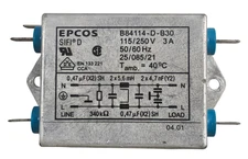 EPCOS B84114-D-B30 SIFI D Flange Mount RFI Filter Suppression