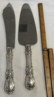 Francis 1 First Reed Barton Sterling Silver Mono Pie Server No Mono Knife Pair