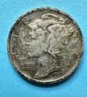 1939-S Mercury Dime. 90% Silver. VF Condition. Wartime Coin. Charity Auction.