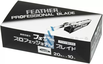 Feather Professional Blade PB-20 Replacement Blades 20pcs x 10pcs