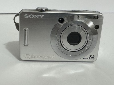 Sony Cyber-shot DSC-W55 7.2 MP Compact Digital Camera Silver 3x