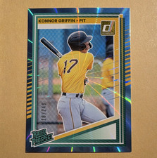 Panini 2025 Donruss Rated Prospects Konnor Griffin Pittsburgh Blue Lazer 123/249