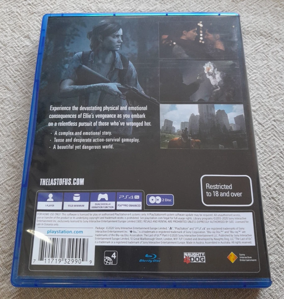 The Last of Us Part II 2 -- Standard Edition (Sony PlayStation 4 PS4, 2020) - image 3 of 4