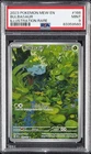 2023 POKEMON MEW EN-151 ILLUSTRATION RARE #166 BULBASAUR PSA 9