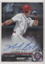 2017 Bowman Chrome Prospect Auto Nick Banks #CPA-NB Auto 00bo