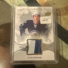2016 Upper Deck Black Diamond Exquisite Rookie 205/299 Kyle Connor Patch RC e9p