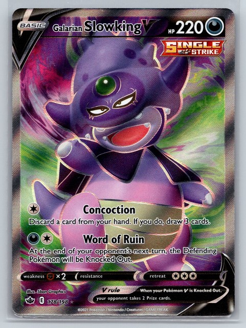 Galarian Slowking V #178 (Chilling Reign (2021))