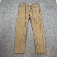Flint and Tinder Pants Mens 30x30 (Fits 30x29) Brown Tapered Fit Huckberry