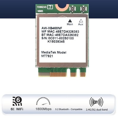 Speedy WiFi Netzwerkkarte bis zu 1800Mbps kompatibel mit für Win10/Win11