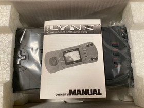Atari Lynx I Handheld Game System WITH MANUAL in Original White BOX, PAG-2015