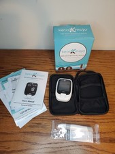 Keto Mojo GK+ Blood Glucose & Ketone Meter, Lansing Devise. Manuals & Case