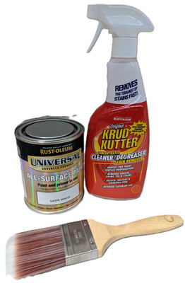 Krud Kutter Original Rust-Oleum Universalfarbe 2 Zoll Pinsel Konvolut