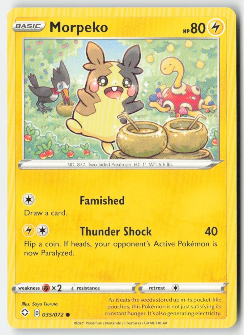 Morpeko 35/72 Common MP Regular - Shining Fates