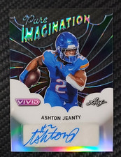 2025 Leaf Vivid Ashton Jeanty Pure Imagination 9/10 AUTO Rookie RAIDERS #PA-AJ1