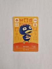 298 Derwin Amiibo Card Series 3 Animal Cro...