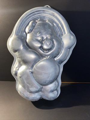 Wilton Aluminum Cake Pan 2005 Care Bears 2105-2424 Cartoon Character Baking Mold